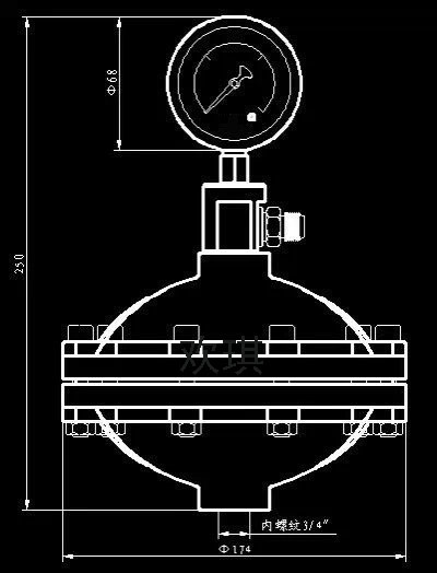 塑料阻尼器图纸