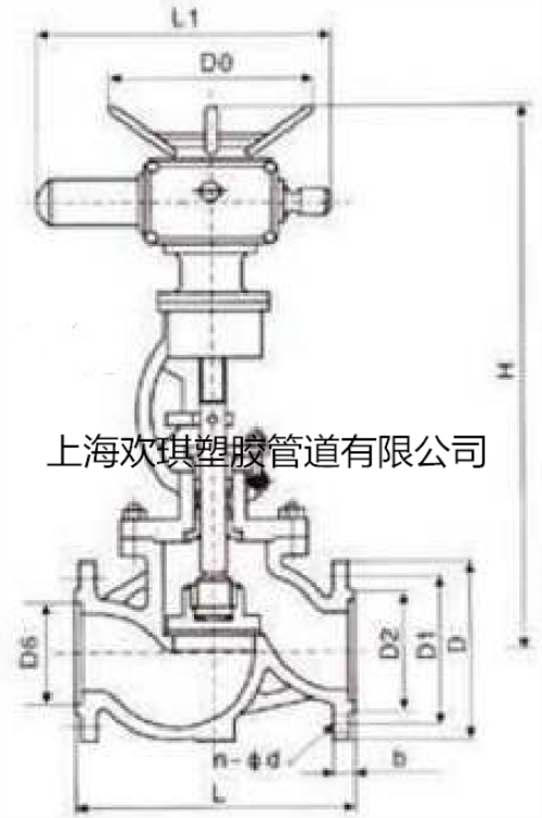 电动塑料截止阀